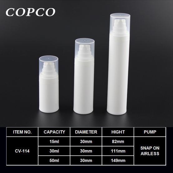 15/30/50ml Airless bottles #CV114