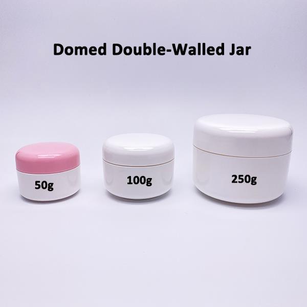 Domed double-wall PP jar collection