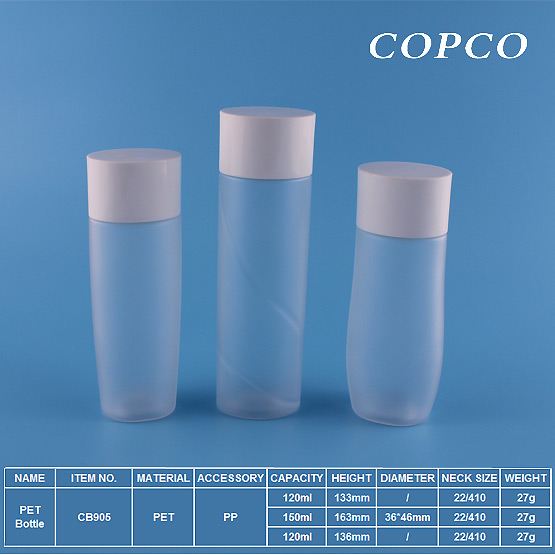 Copcos recyclable and eco-friendly PET bottle