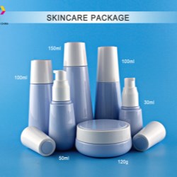COPCOs PET bottles and jars in water drop shape for skin care products