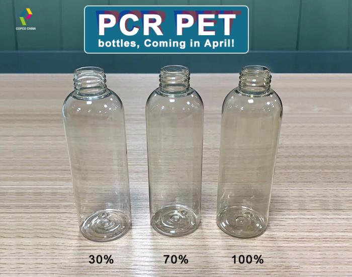 COPCOs PCR PET bottles provide a green option
