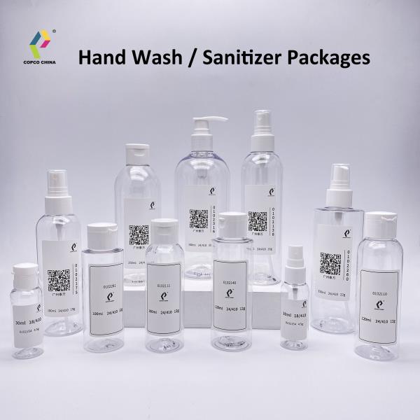 Quality hand wash and sanitizer packaging from COPCO