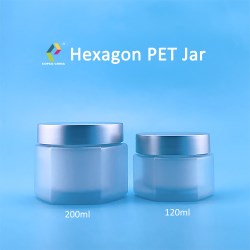 COPCO’s hexagonal PET jar with spatula