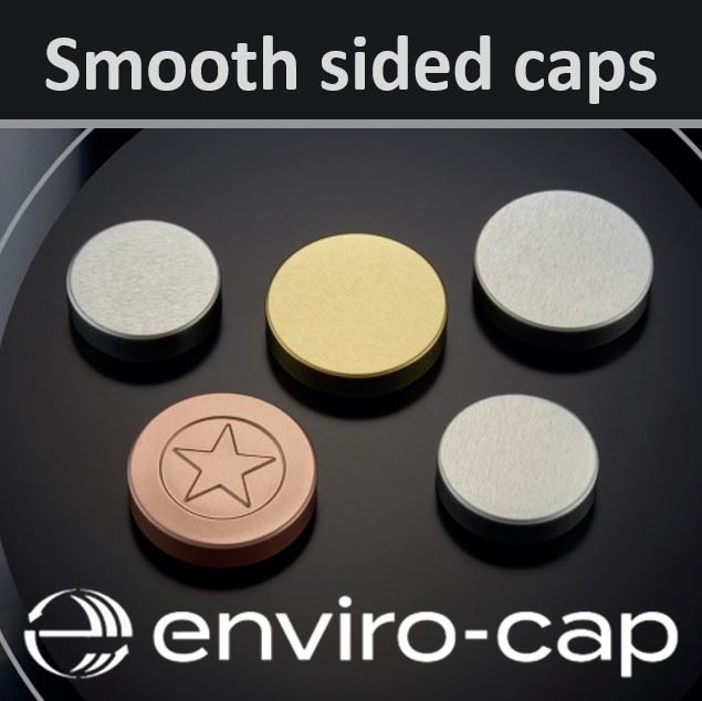 Smooth Sided Caps in Tinplate